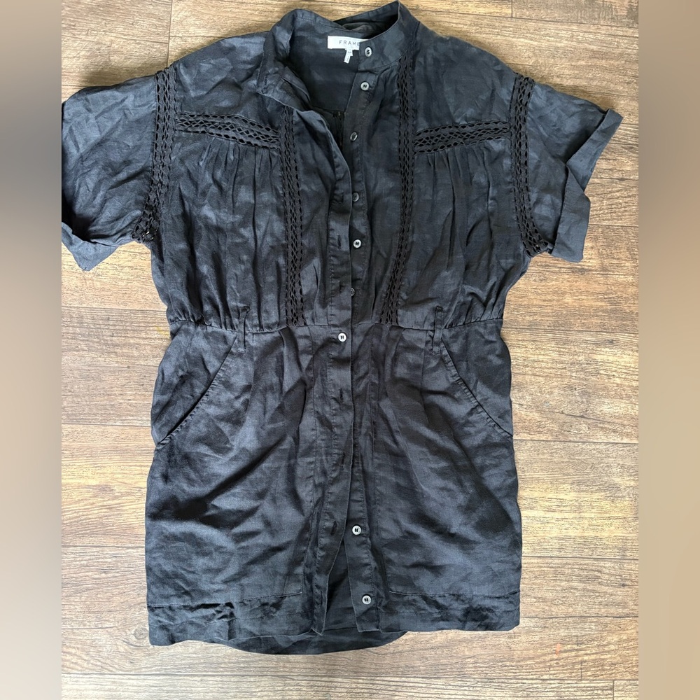 Frame  Short Sleeve Dress